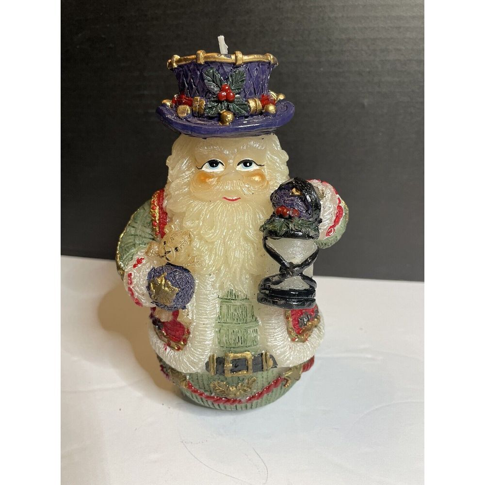Vintage Santa Claus Christmas‎ Candle